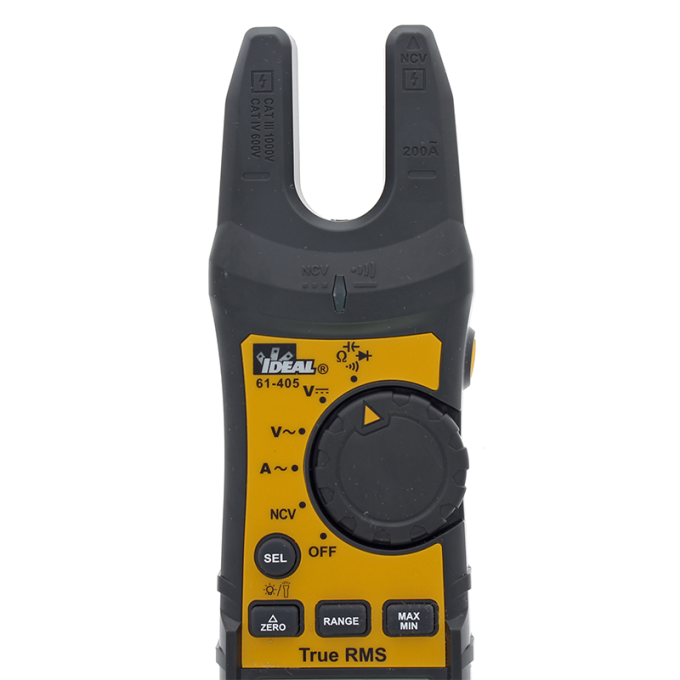 Ideal 61-405 200 AC TRMS Split Jaw Fork Meter - Image 3