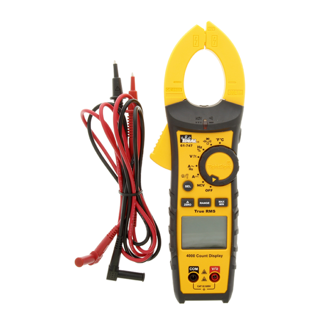 Ideal 61-747 400A AC/DC TRMS TightSight Clamp Meter - Image 2