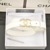 4 color fashion double C smooth surface belt