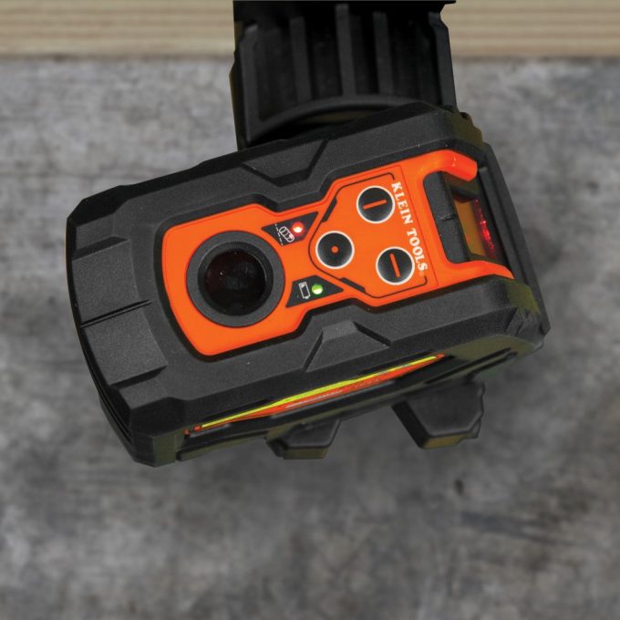 Klein Tools 93LCLS Cross Line Laser Level with Plumb Spot, Self-Leveling, Includes Magnetic Mounting Clamp - Image 9