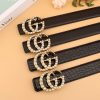 2 styles of  double G pearl belt
