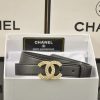 4 Colors fashion double C half rhinestone belt