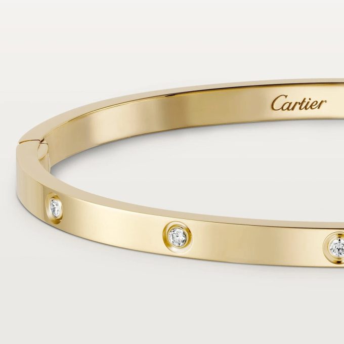 car The London Love Bracelet With 8 Diamonds Small Model-4mm Width - Image 5
