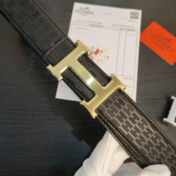 2 Colors  printed leather belt