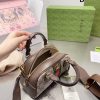 GC498 Ophidia GG Mini Top Handle Bag / 8.2"W x 4.7"H x 4"D