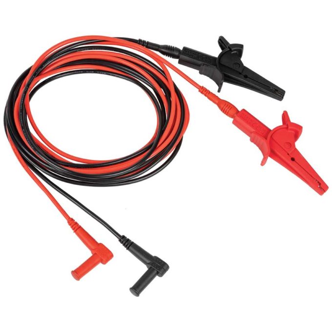 Klein Tools 69367 Alligator Clip Test Leads, Heavy-Duty Replacement Meter Leads, for All Meters Using Banana Plug Meter Leads, 10-Foot - Image 4