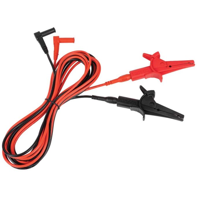 Klein Tools 69367 Alligator Clip Test Leads, Heavy-Duty Replacement Meter Leads, for All Meters Using Banana Plug Meter Leads, 10-Foot - Image 5