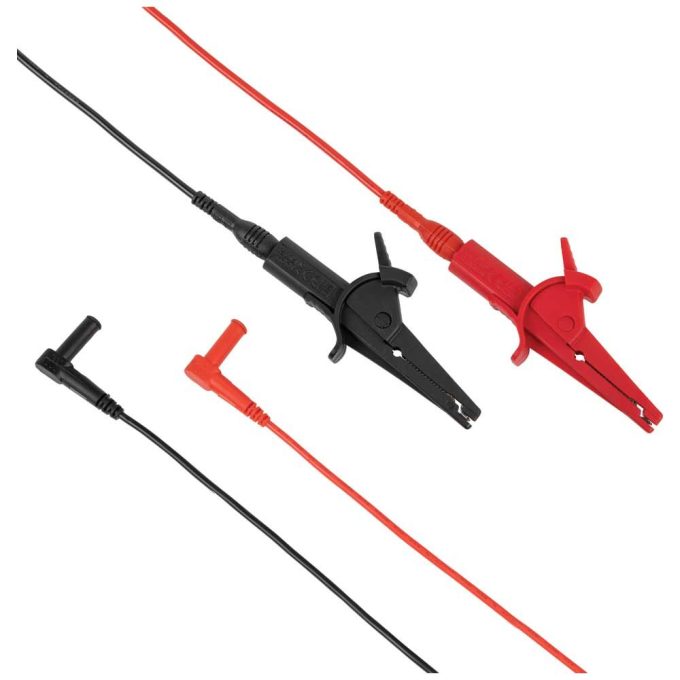 Klein Tools 69367 Alligator Clip Test Leads, Heavy-Duty Replacement Meter Leads, for All Meters Using Banana Plug Meter Leads, 10-Foot - Image 3