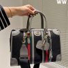GC451 Bauletto Medium Top Handle Bag / 13.4"W x 9.4"H x 7.1"D