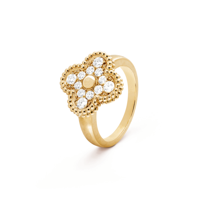 Inspired VA Vintage Alhambra Clover Leaf Ring - Image 3