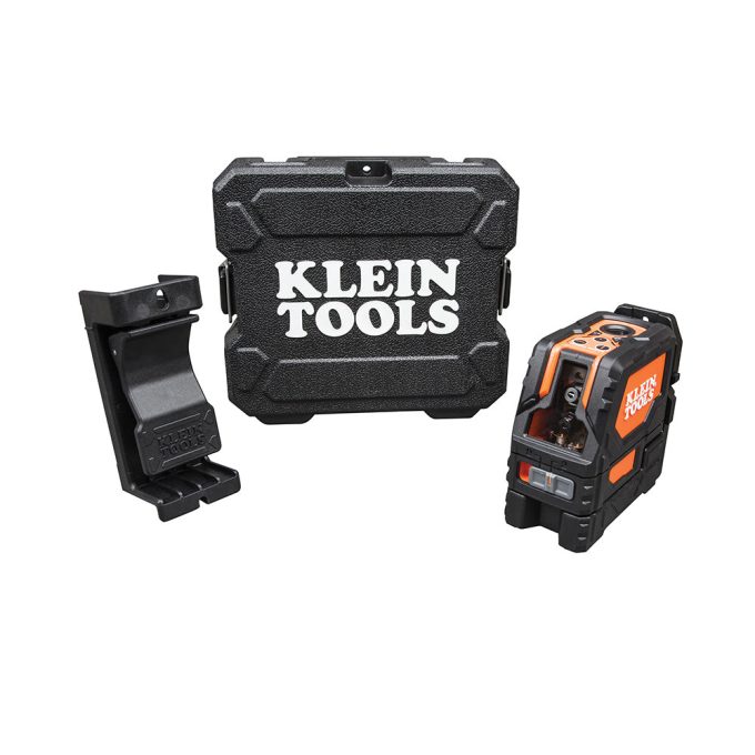 Klein Tools 93LCLS Cross Line Laser Level with Plumb Spot, Self-Leveling, Includes Magnetic Mounting Clamp - Image 6