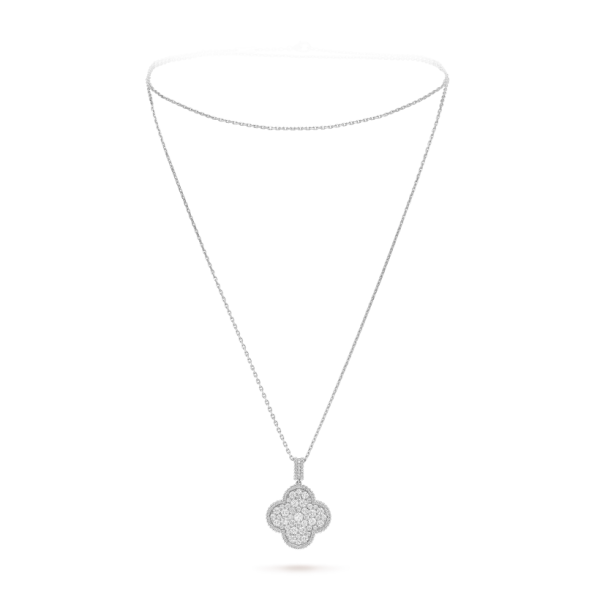 Magic Alhambra Long Necklace, Single Pendant