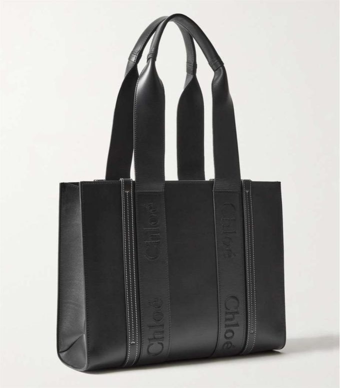 CHL Woody medium embroidered leather tote Bag - Image 3