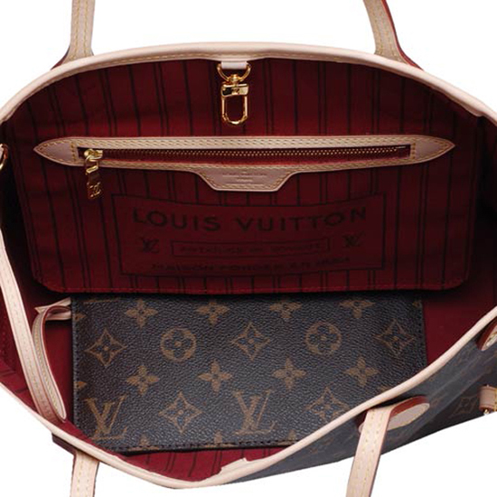L M41001 Neverfull PM Shoulder Bag Monogram Canvas