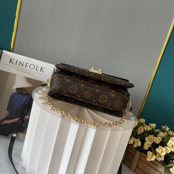 2 Color M46279 Handbag 21.5X6X13.5Cm