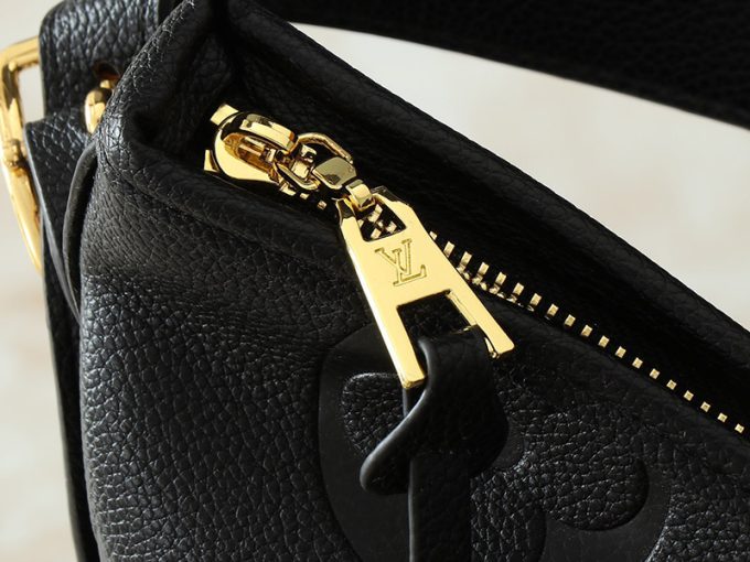 M24141 M46288 M46293 M46277 M46298 M46203 Classic Top Quality 29X24X12Cm Black Real Leather Blue Lining Handbag With Square Pocket Charm Bb-921601 - Image 6