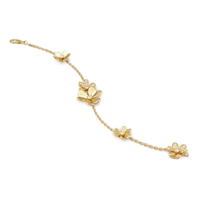 Frivole bracelet, 5 flowers - Image 3
