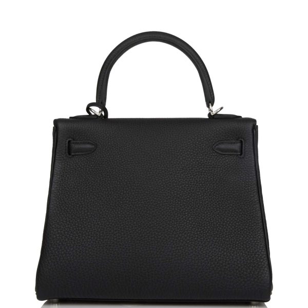 H Kelly Retourne 25 Black Togo Palladium Hardware