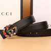 2  double G irregular colored diamond belts