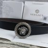 4 Colors Trendy Round Buckle Leather Belt