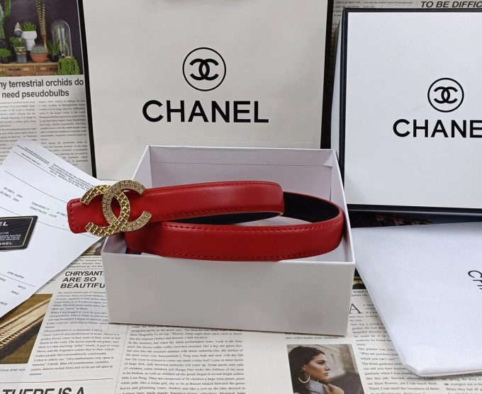 5 Colors  Double C Rhinestone Belt - Image 4