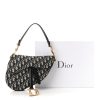CHRISTIAN D Oblique Saddle Bag Blue