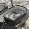 Y Lou Camera Bag Black With Metal Hardware
