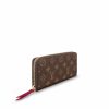 L-bag Monogram Canvas Clemence Wallet M60742 Fuchsia