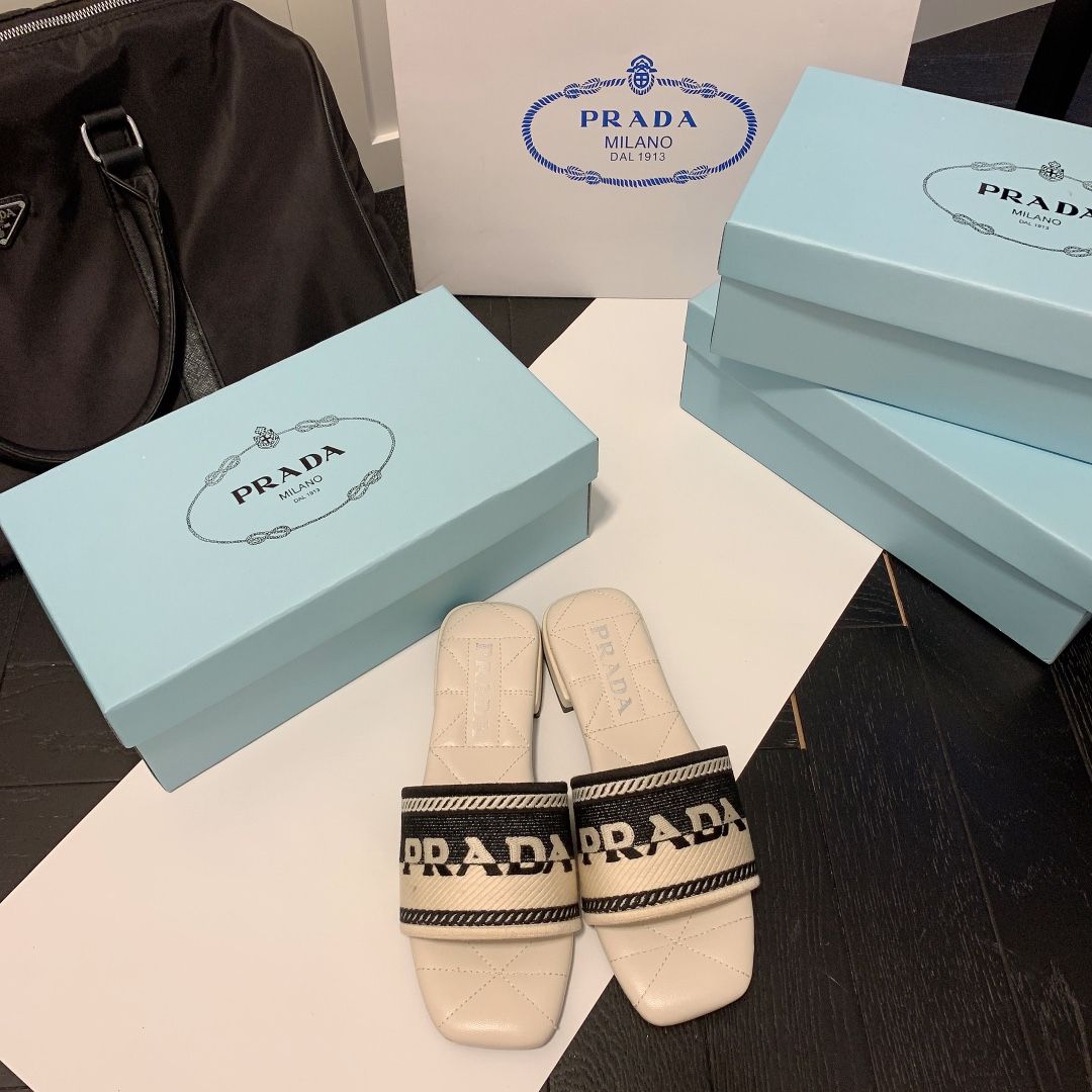 Monogram Embroidered Flat Slippers - Image 2