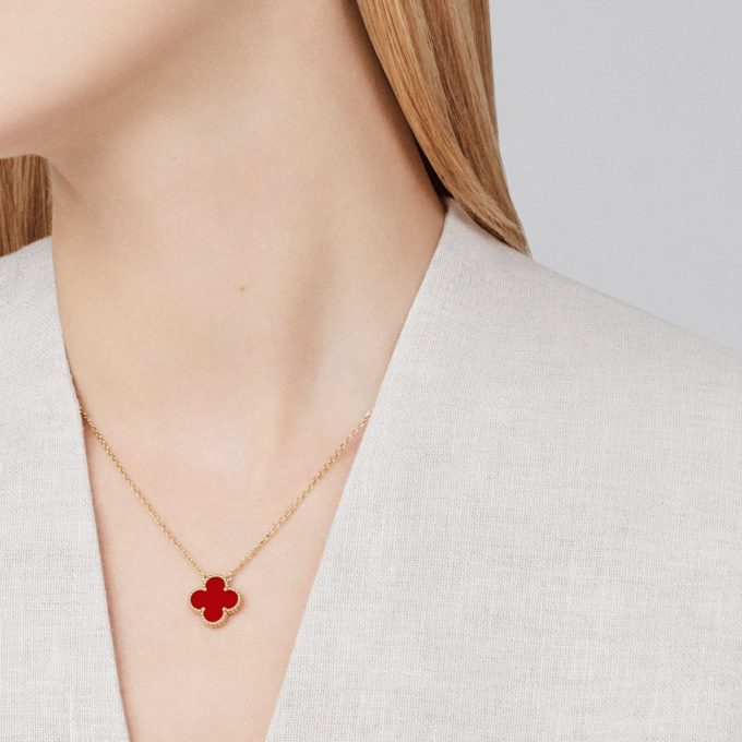 Inspired VA Sweet Alhambra Clover Leaf Necklace - Image 7