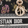MEDIUM LADY D-LITE BAG Black Multicolor D Jardin Botanique Embroidery