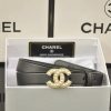 4 Colors fashion double C pearl belt
