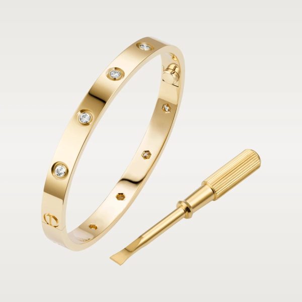car The London Love Bracelet With Diamond Big Model-6mm Width