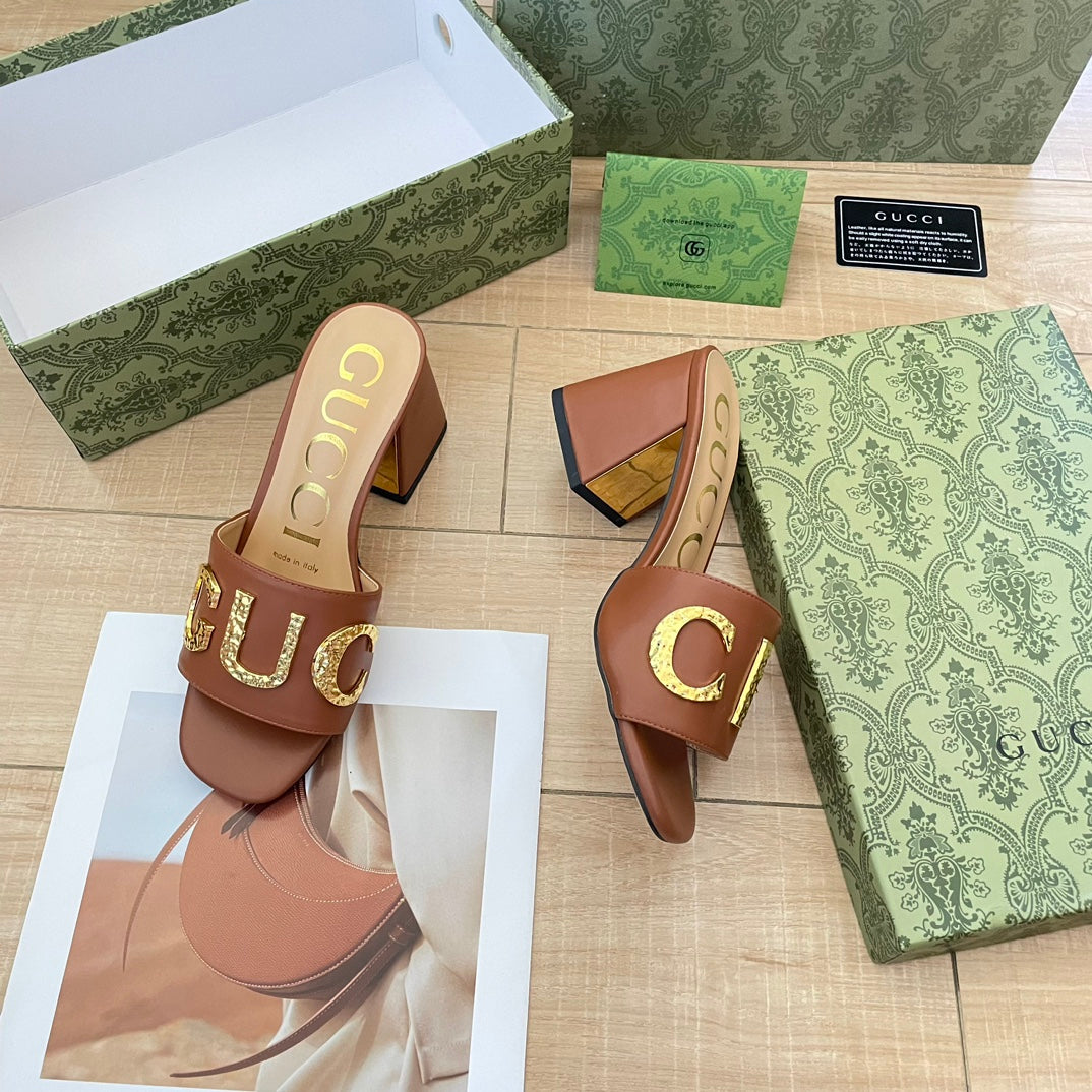 Retro Block Heel Sandals - Image 5