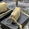 Y Lou Camera Bag Beige With Gold Toned Hardware