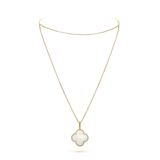 Magic Alhambra Long Necklace, Single Pendant