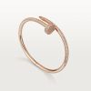 car Inspired Juste Un Clou Nail Screw Bracelet With Full Diamond Paved