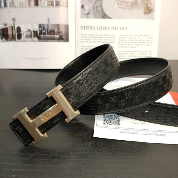2 Colors  printed leather belt