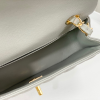 CC Classic Flap Caviar Shoulder Bag 20Cm For Ladies Light Gray Wiht Gold