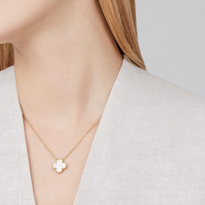 Inspired VA Sweet Alhambra Clover Leaf Necklace - Image 6