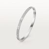 car The London Love Bracelet-Diamond Paved Small Model-4mm Width