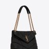 Y Puffer Medium Chain Bag in Quilted Lambskin