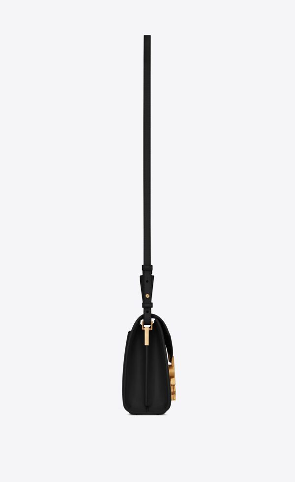 Y Cassandra Mini Top Handle Bag in Box Leather
