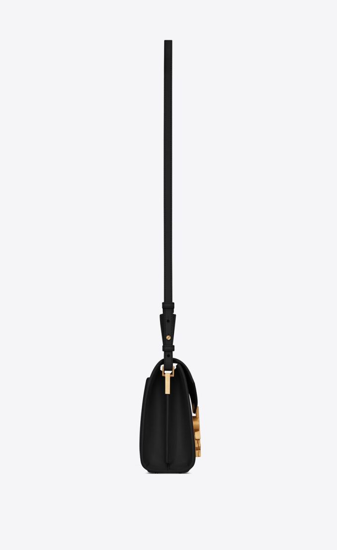 Y Cassandra Mini Top Handle Bag in Box Leather - Image 4