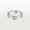 car The LOVE SOLITAIRE Ring With Diamond