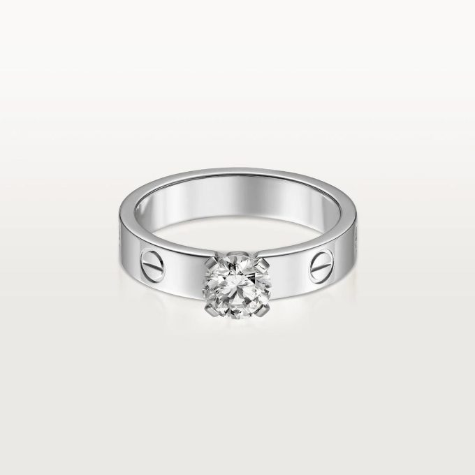 car The LOVE SOLITAIRE Ring With Diamond - Image 11