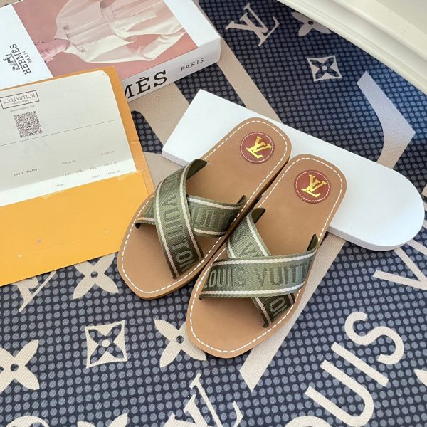 New Cross Strap Slippers Sandals