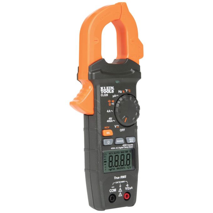 Klein Tools CL320 HVAC Digital Clamp Meter, AC Auto-Ranging 400 Amp - Image 2