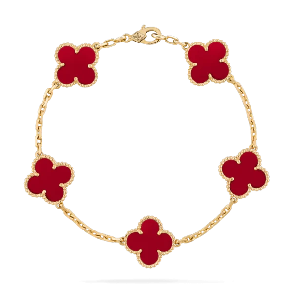 Vintage Alhambra bracelet, 5 motifs