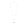 Idylle Blossom Medal in Yellow Gold and Diamonds